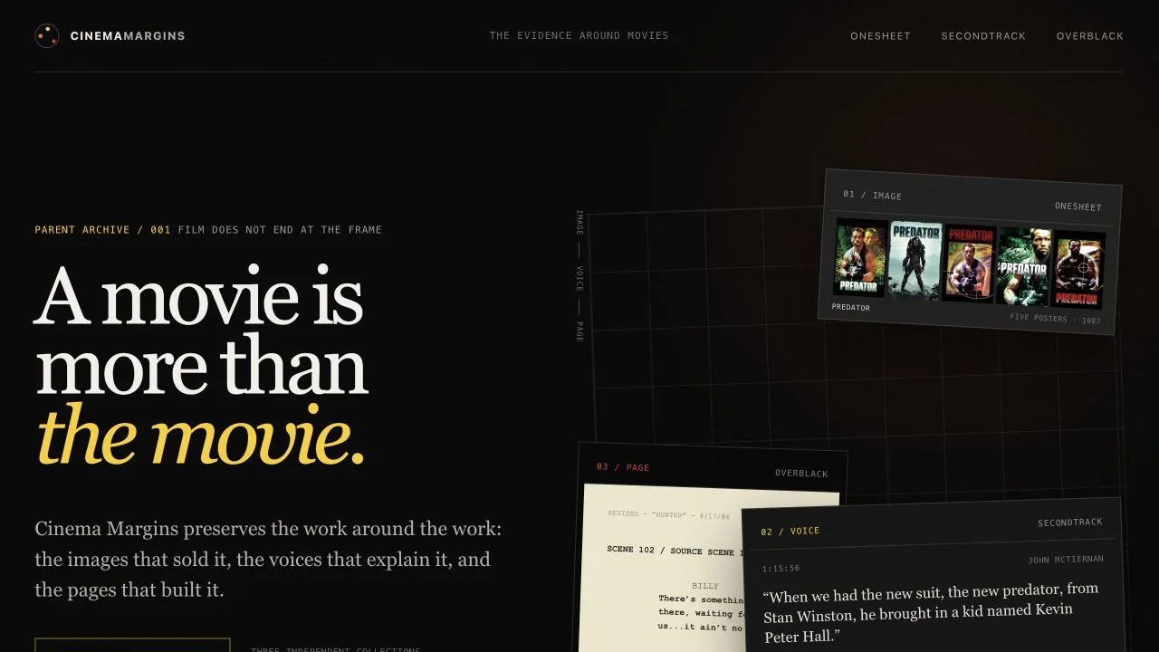 Cinema Margins and its connected film archives